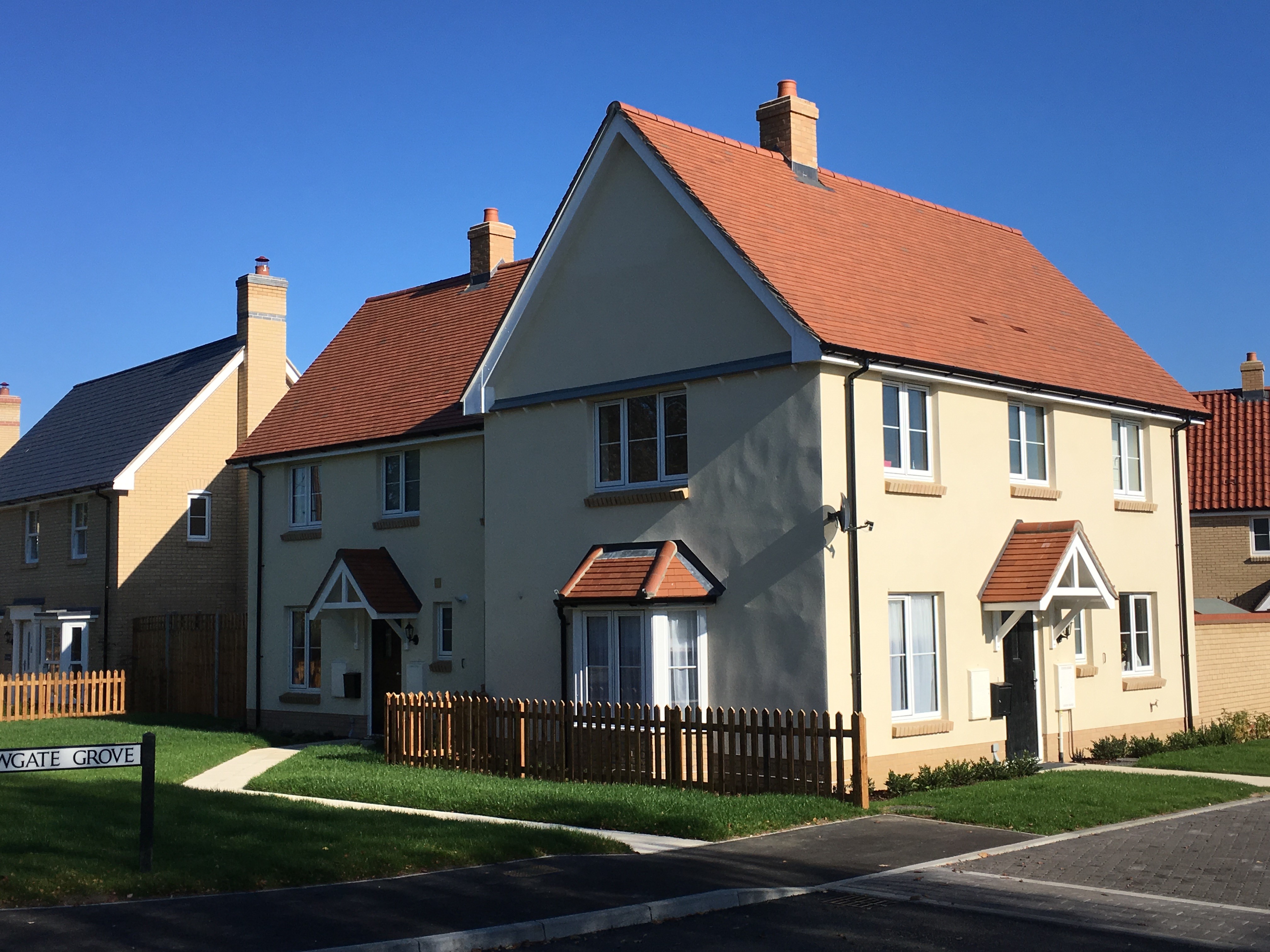 JLM Brickwork new build project in Bluntisham Road, Cambridgeshire